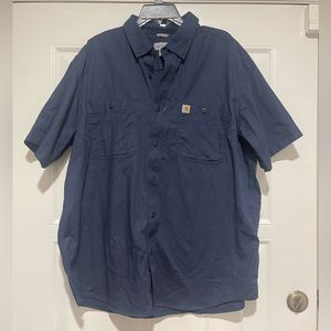 RUGGED FLEX® RELAXED FIT MIDWEIGHT CANVAS SHORT-SLEEVE SHIRT